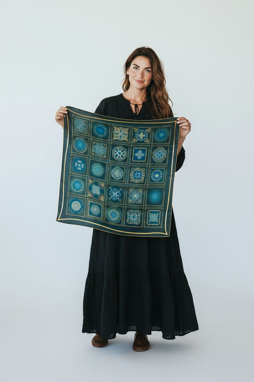 Georgia-Inspired Scarf – Echoes from East and West