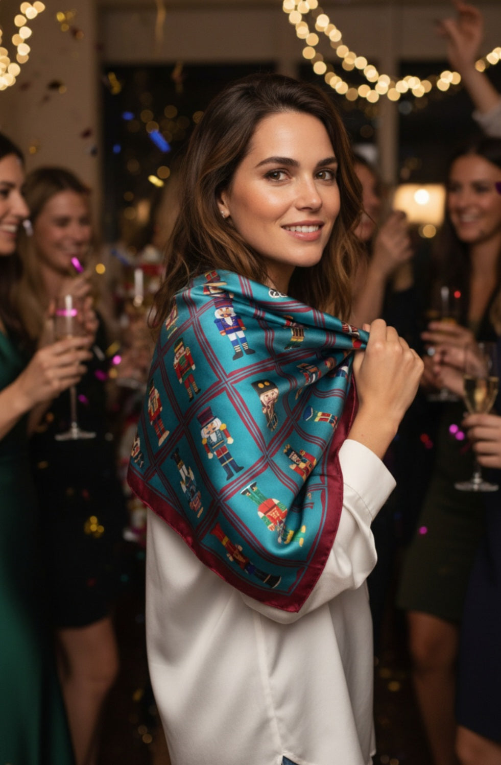 Nutcracker silk scarf first edition – gift packaging