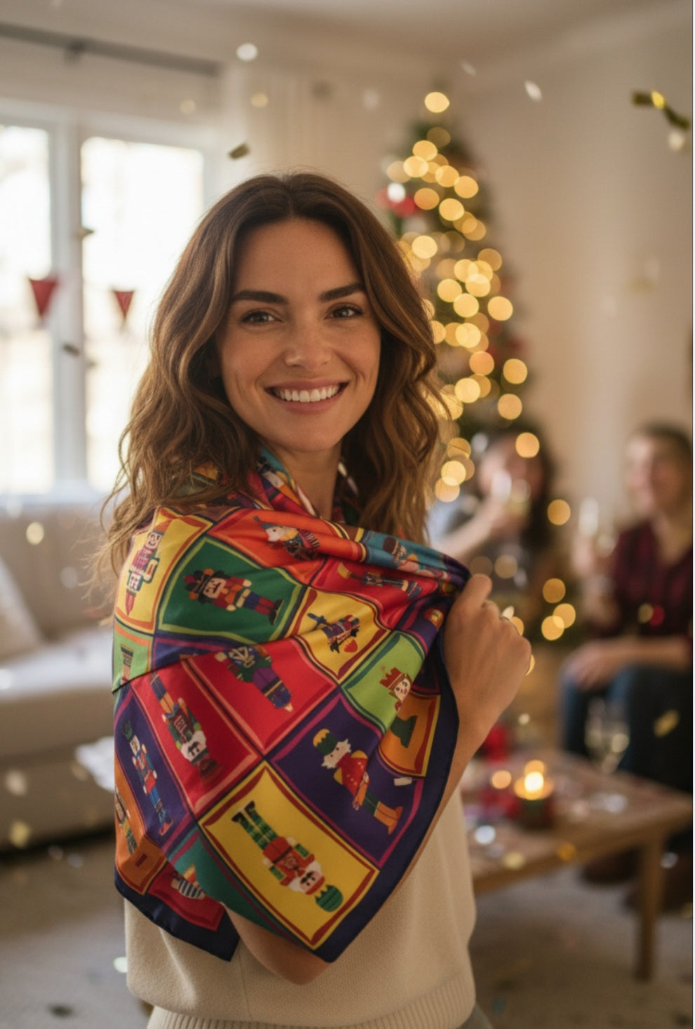 Nutcracker silk scarf second edition – gift packaging