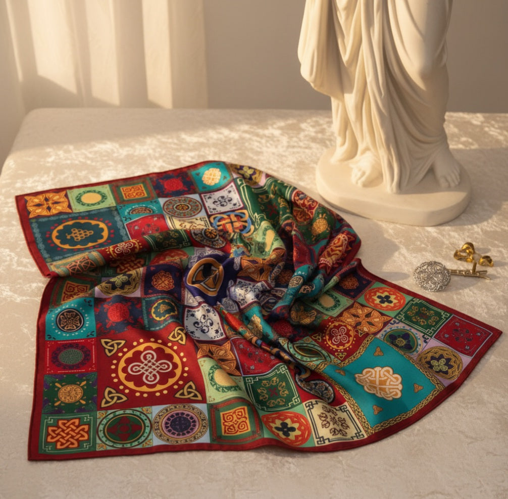 How to Style Heritage Print Scarves Well