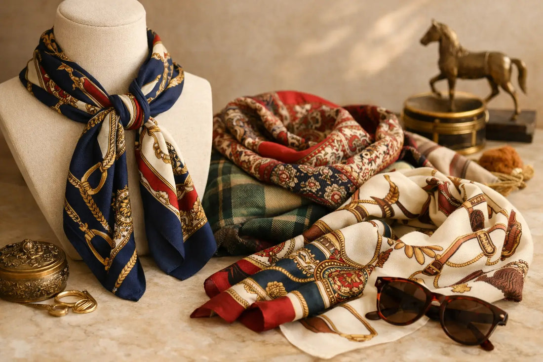 How to Style Heritage Print Scarves Well