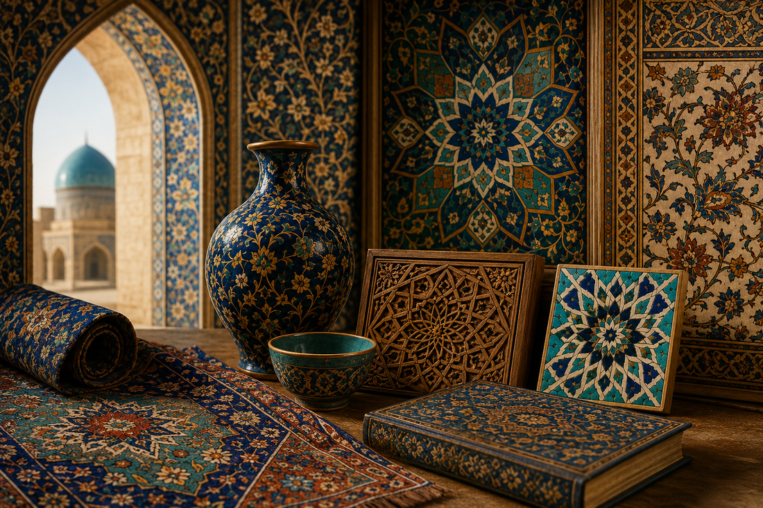 Persian ornament patterns and decorative arts