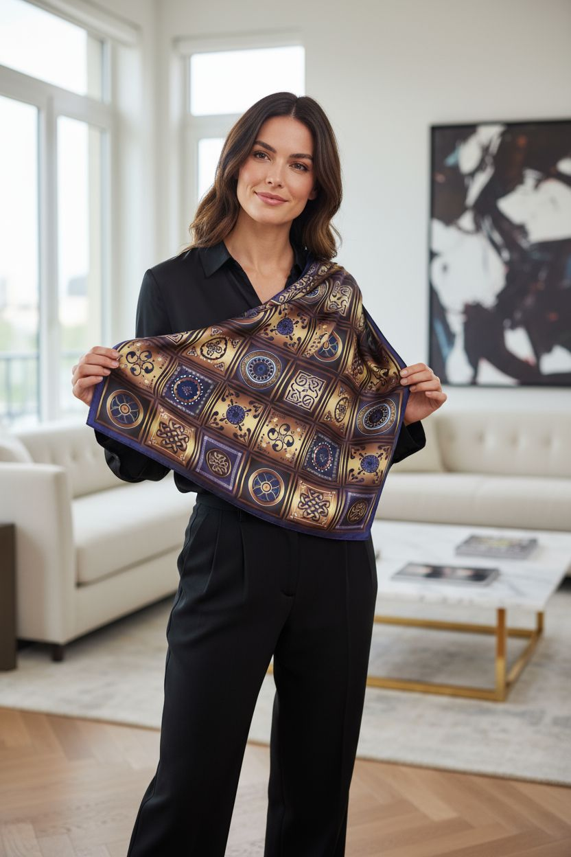 Georgia-Inspired Scarf – Echoes from East and West