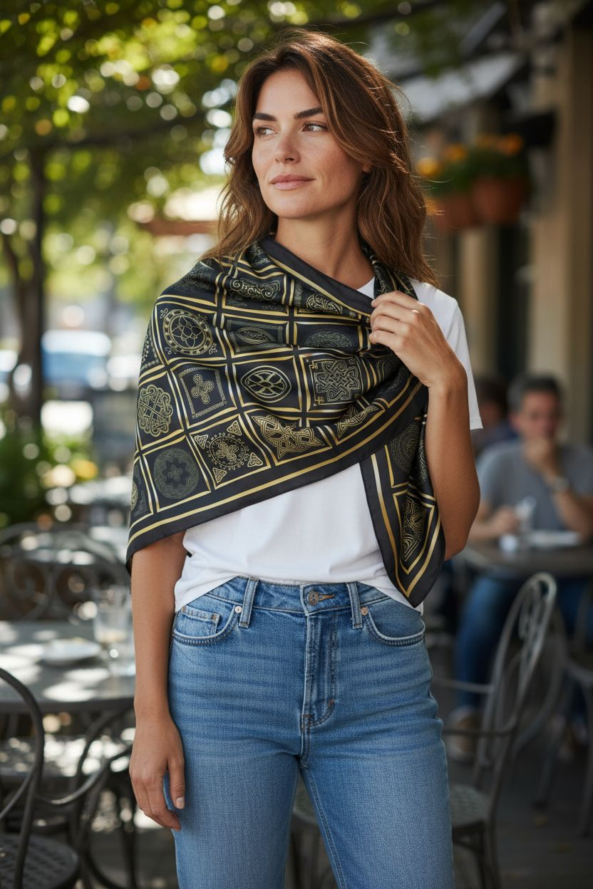 Georgia-Inspired Scarf – Echoes from East and West