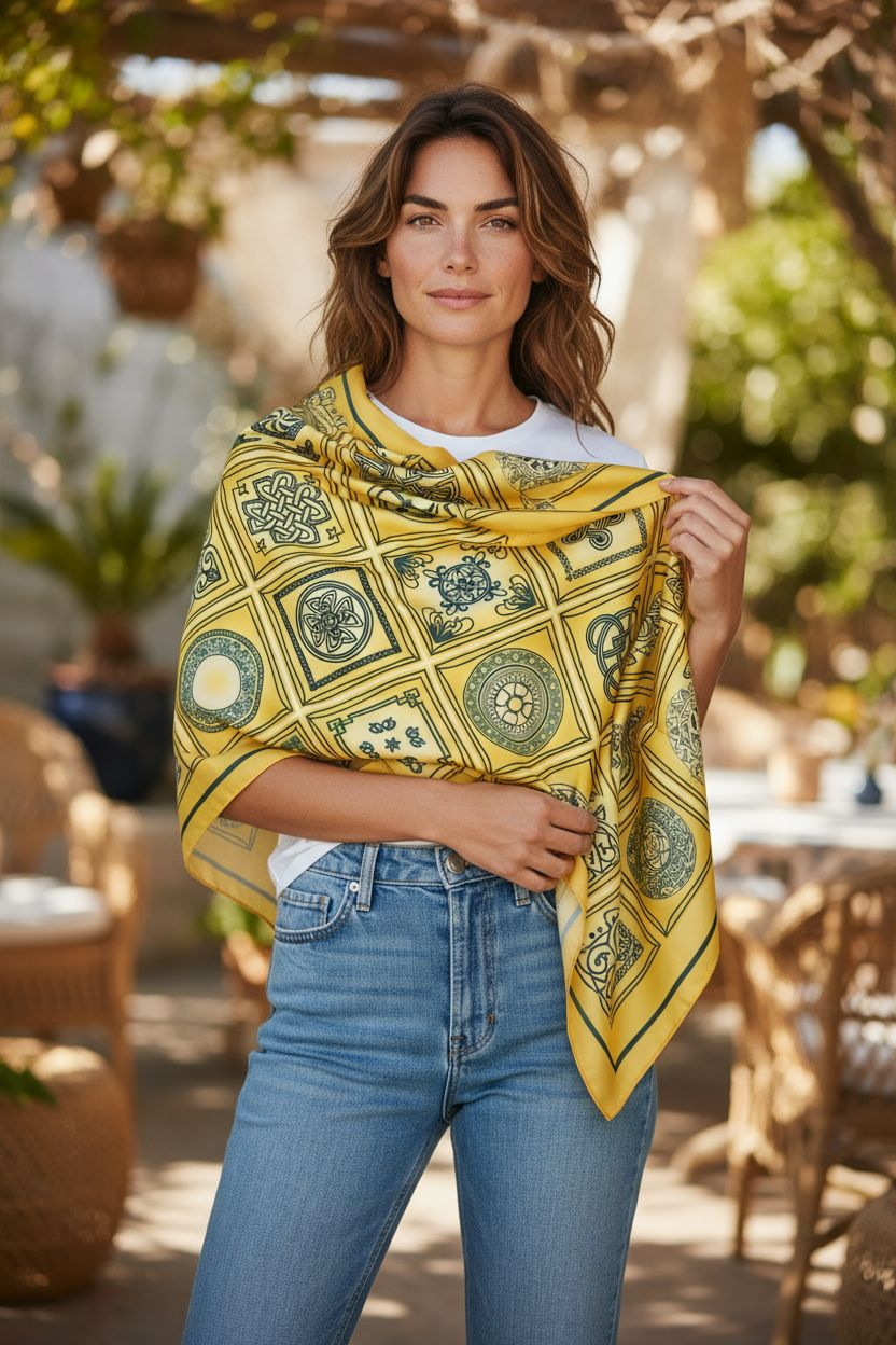 Georgia-Inspired Scarf – Echoes from East and West