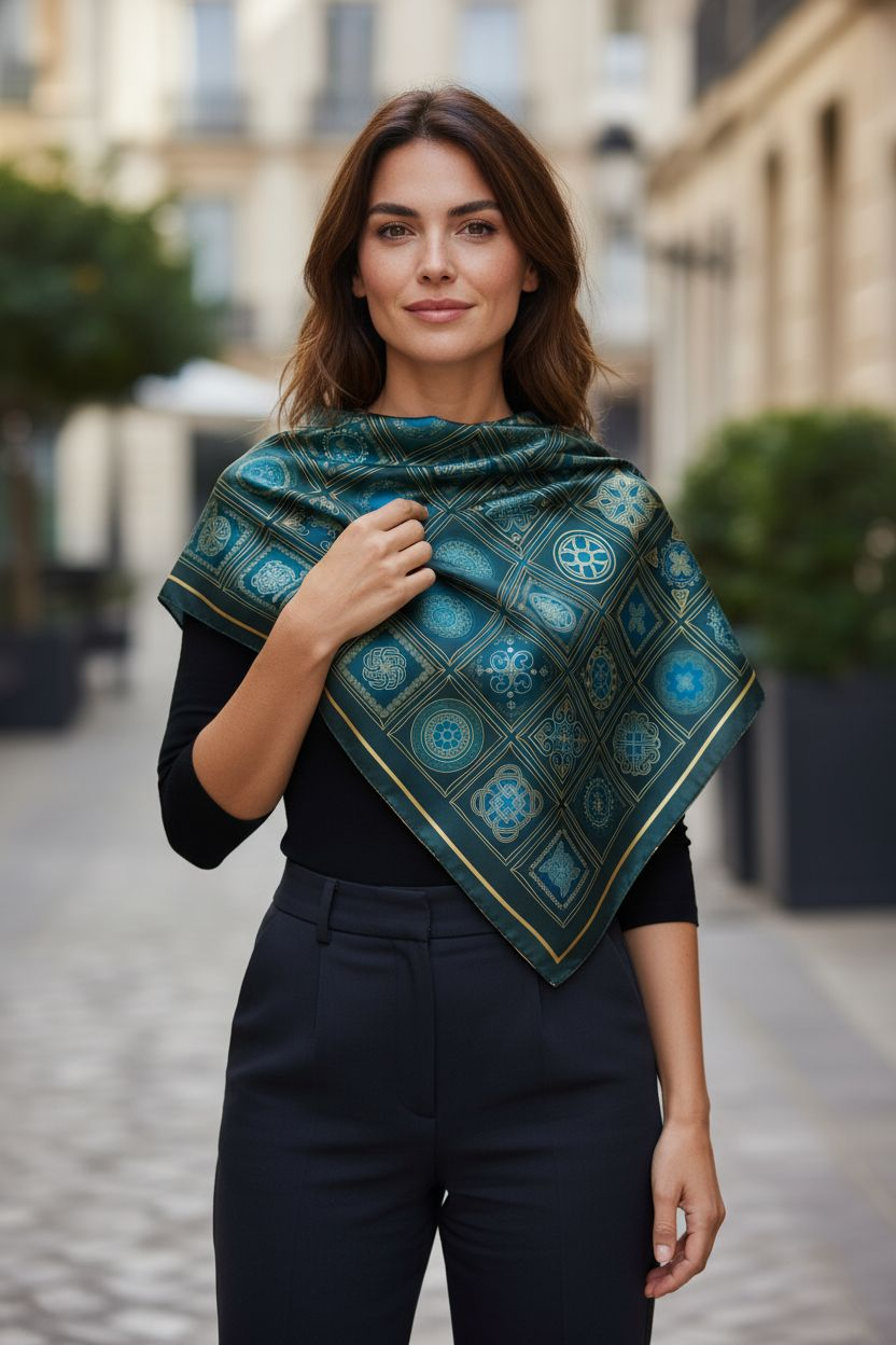 Georgia-Inspired Scarf – Echoes from East and West