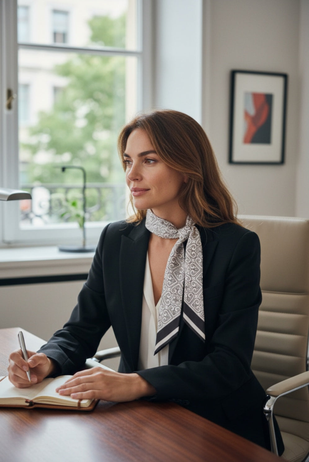 Ornament Silk Scarf – Traditional Georgian Pattern