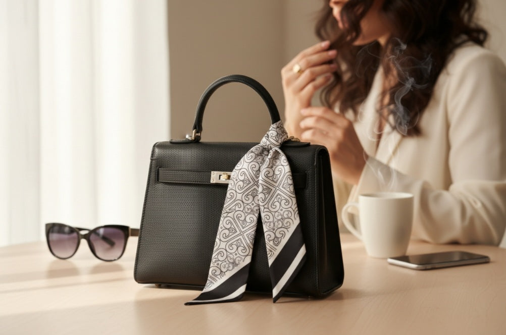 Ornament Silk Scarf – Traditional Georgian Pattern