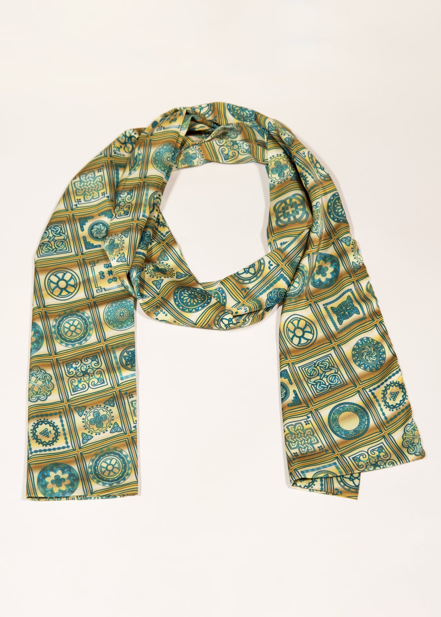 Men’s Silk Scarf – Inspired by Traditional Georgian Ornament