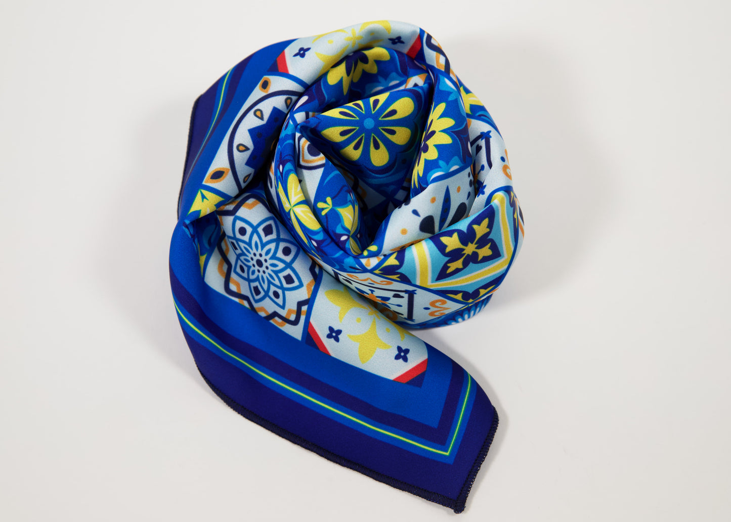 Portugal-Inspired Scarf – A Journey in Blue and White
