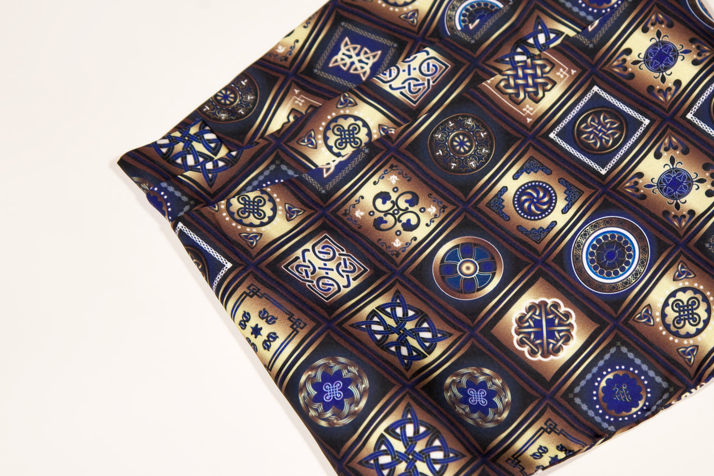 Men’s Silk Scarf – Inspired by Traditional Georgian Ornament