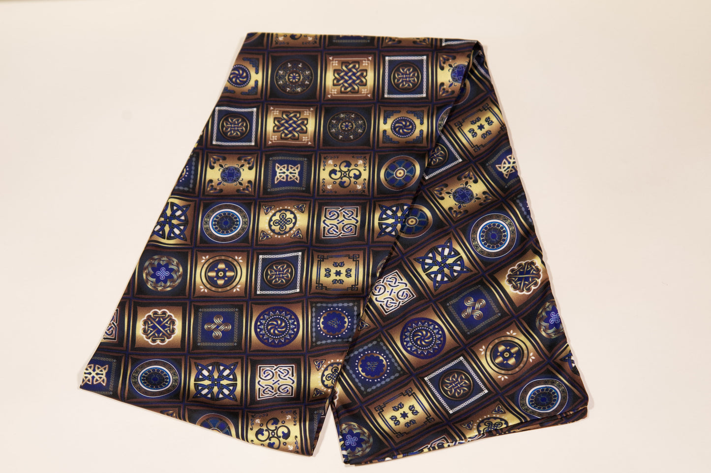 Men’s Silk Scarf – Inspired by Traditional Georgian Ornament