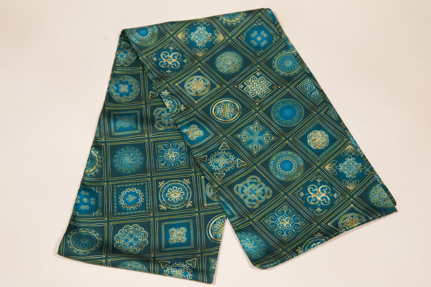 Men’s Silk Scarf – Inspired by Traditional Georgian Ornament