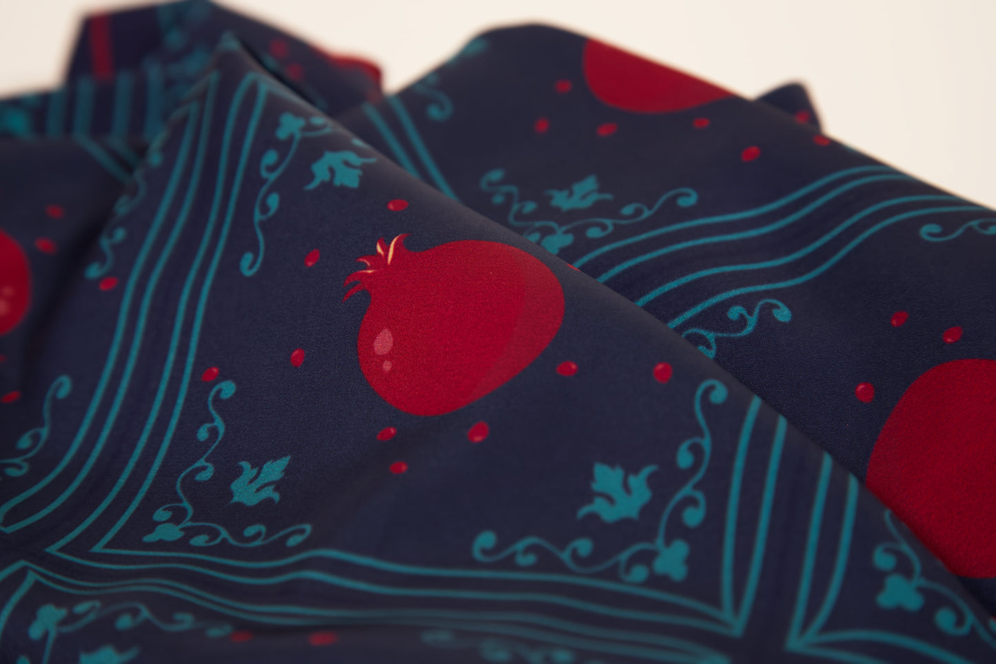 Pomegranate Scarf – Symbol of Life, Love, and Renewal