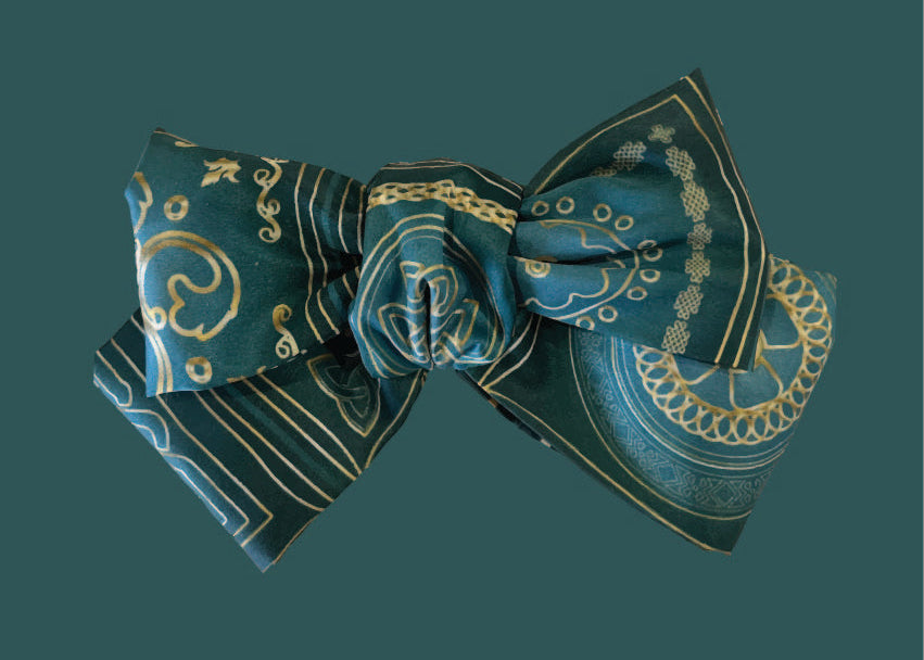 Hair accessories, green collection