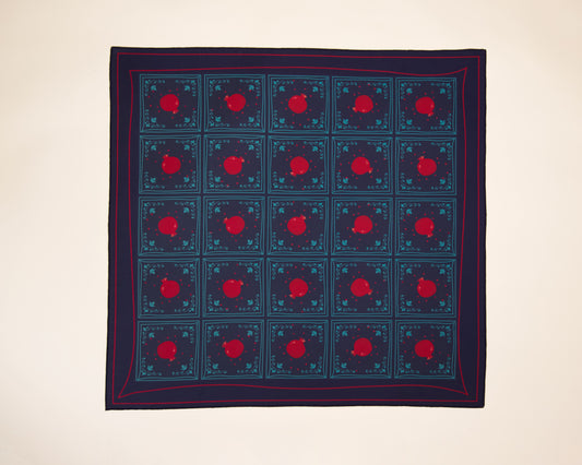 Pomegranate Scarf – Symbol of Life, Love, and Renewal
