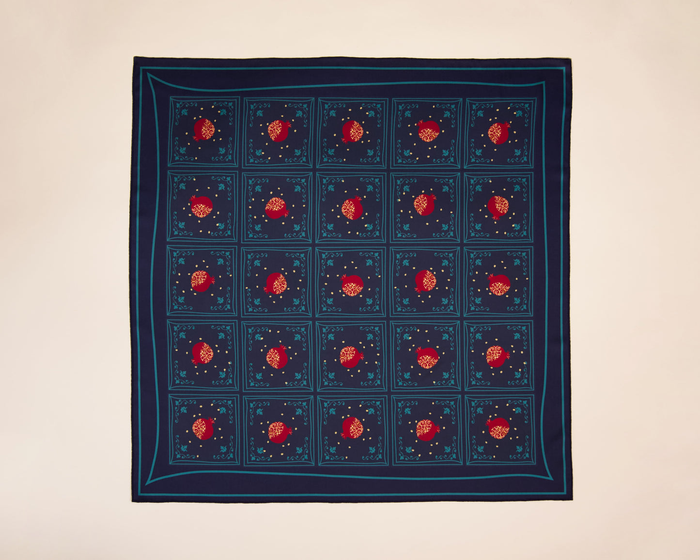 Pomegranate Scarf – Symbol of Life, Love, and Renewal