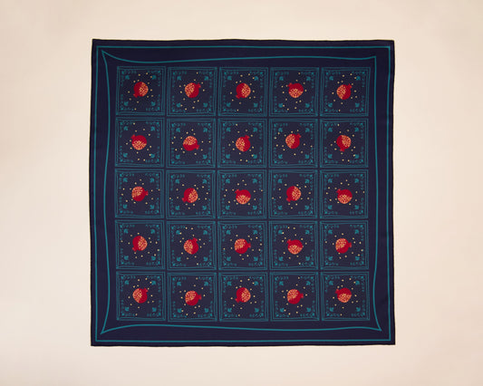 Pomegranate Scarf – Symbol of Life, Love, and Renewal