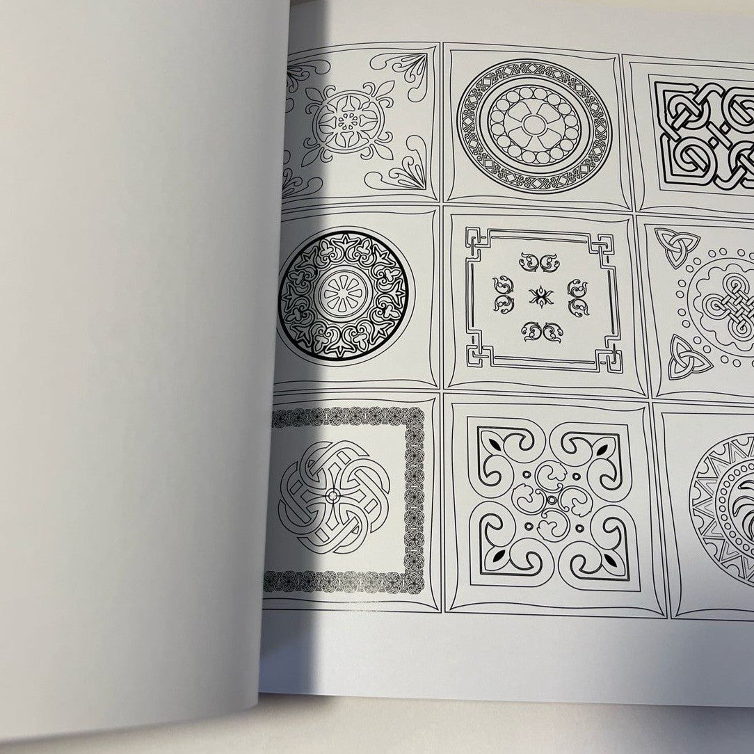 Coloring book ,,Georgian Ornament"