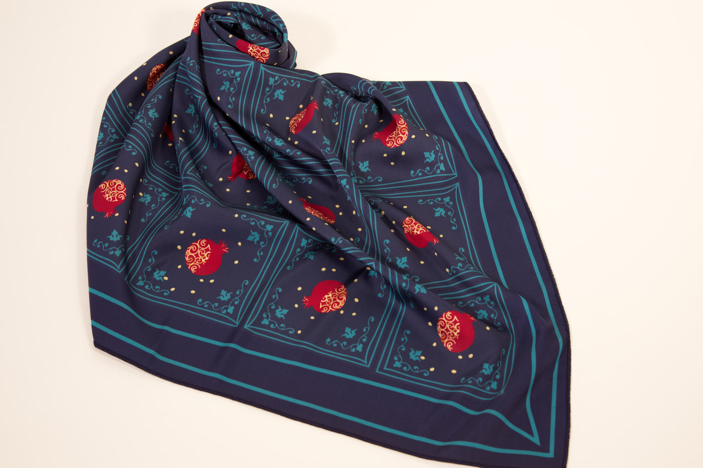 Pomegranate Scarf – Symbol of Life, Love, and Renewal