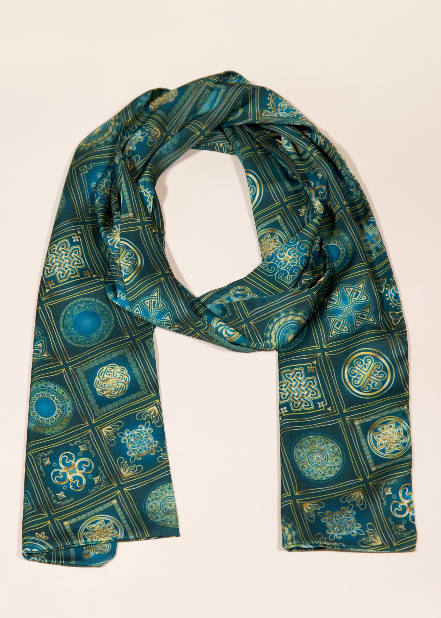 Men’s Silk Scarf – Inspired by Traditional Georgian Ornament