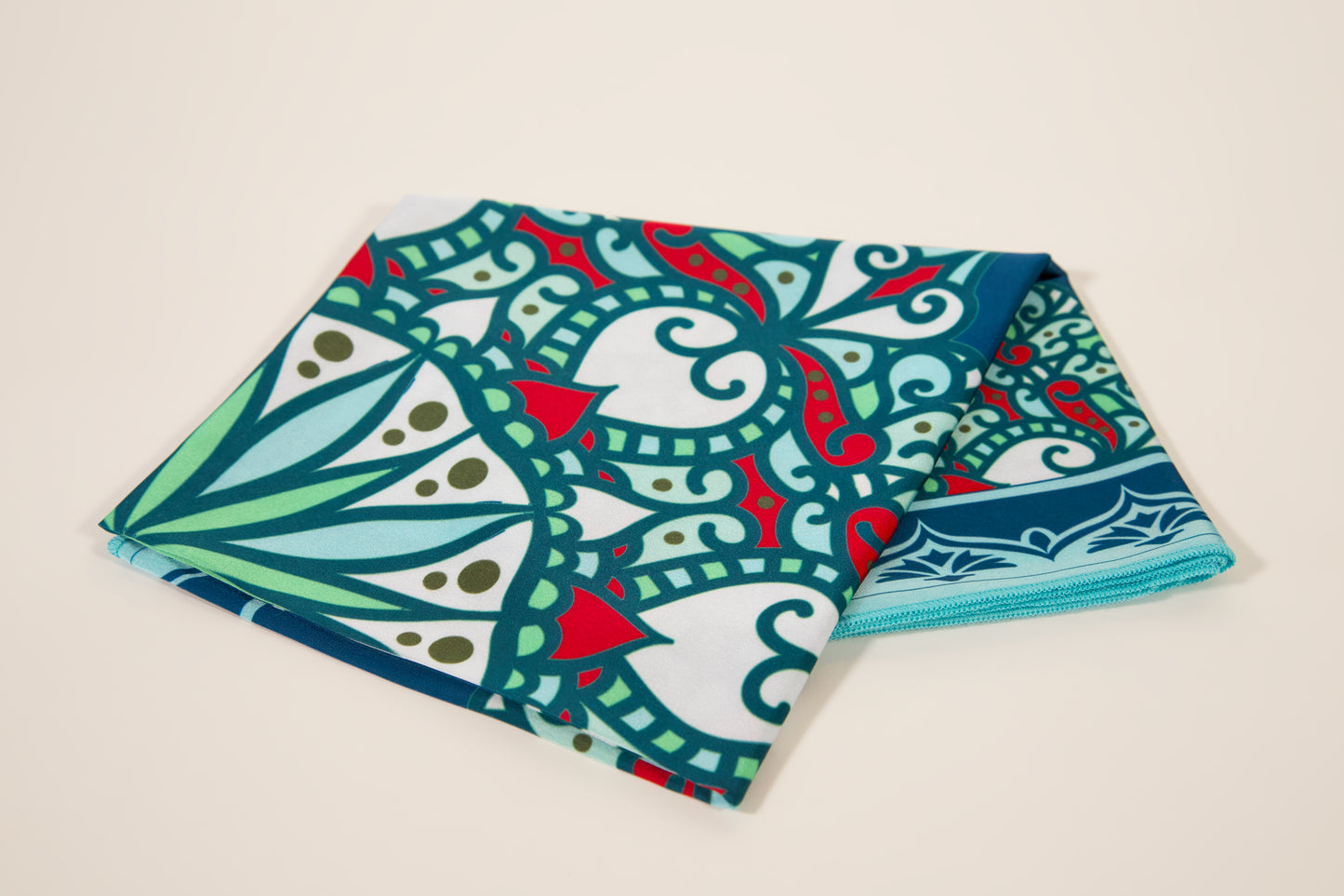 India-Inspired Scarf – Mandala in Motion