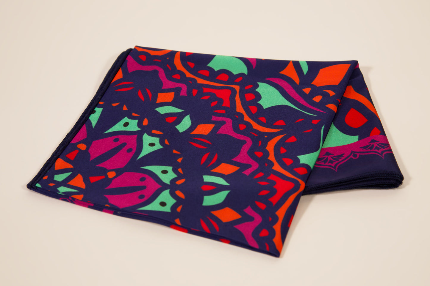 India-Inspired Scarf – Mandala in Motion