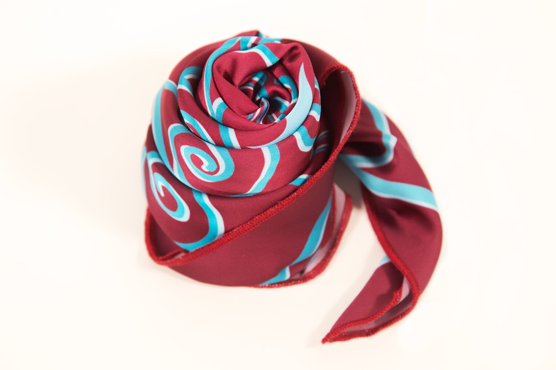 Flow of Symbols ornamented scarf first edition – lifestyle wear photo