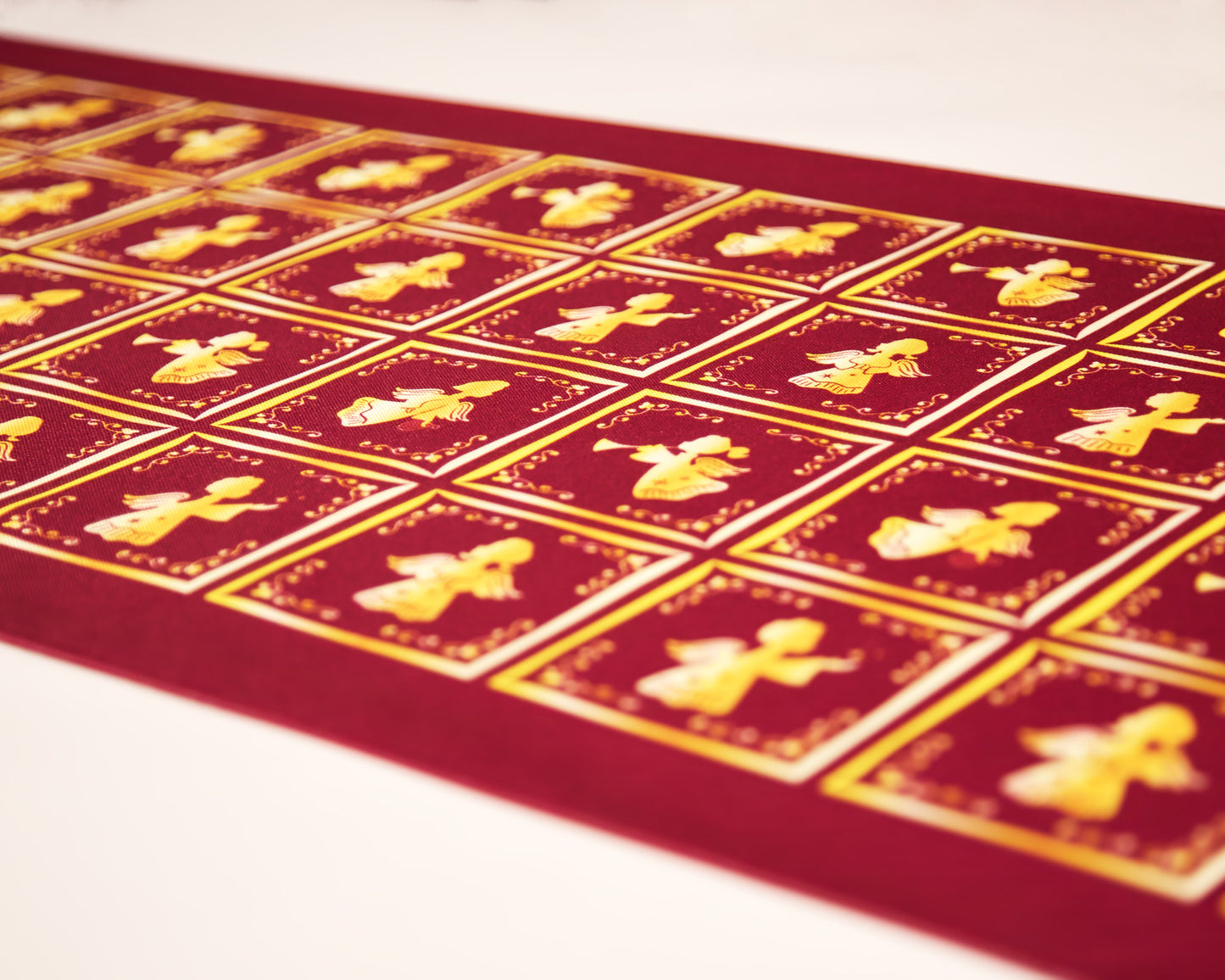 Christmas angel table runner – full runner length photo