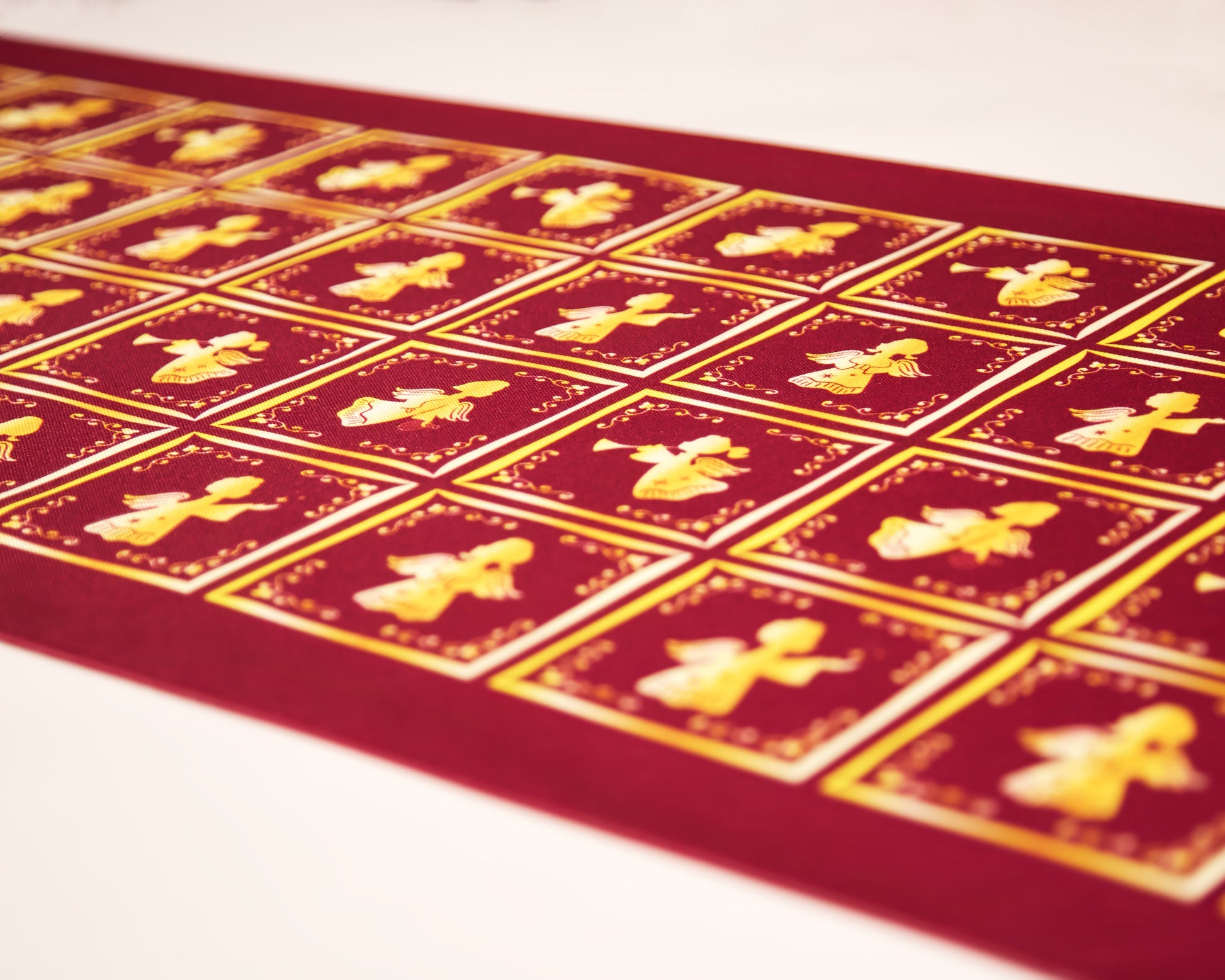 Christmas angel table runner – full runner length photo