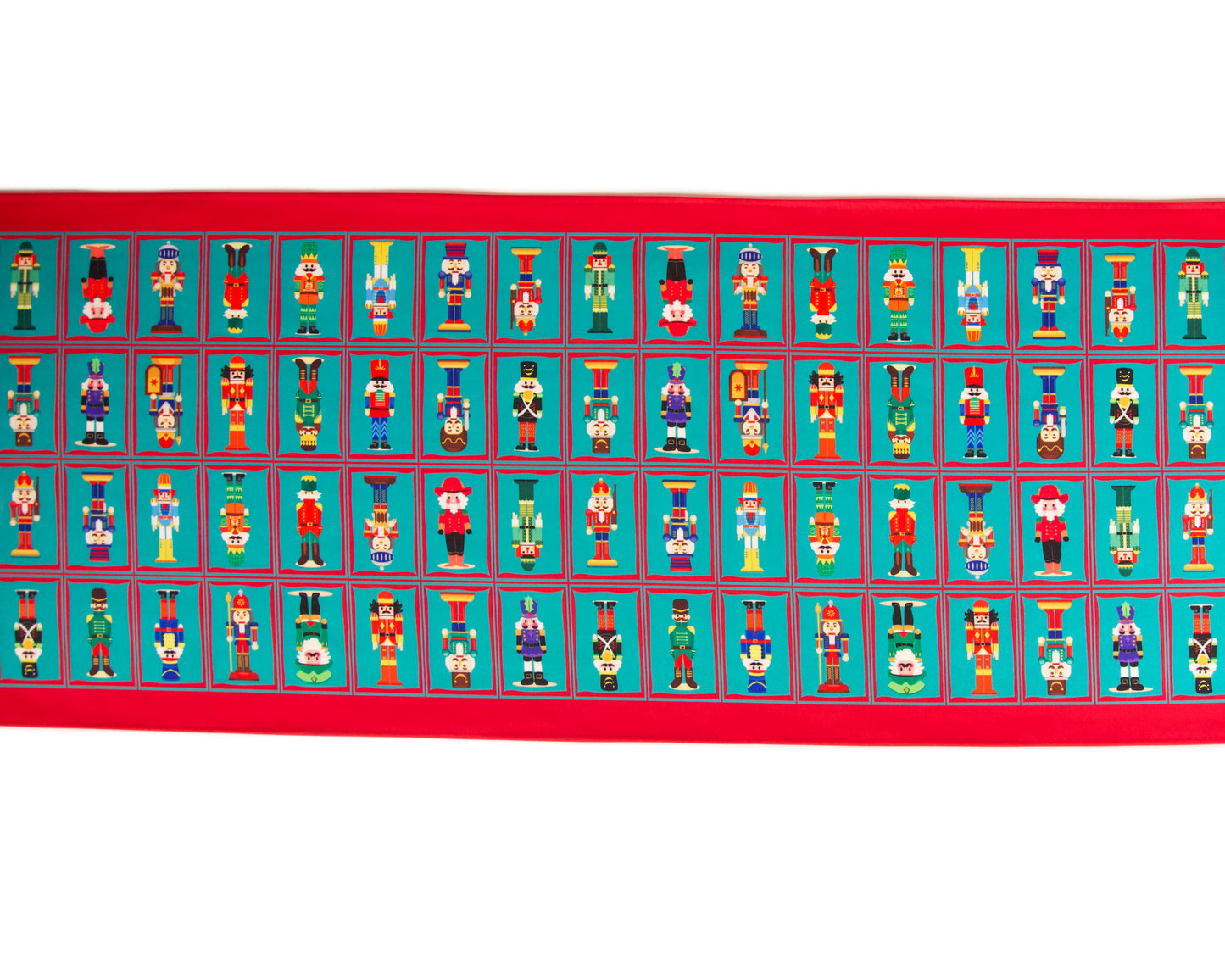Nutcracker table runner – flat lay product photo