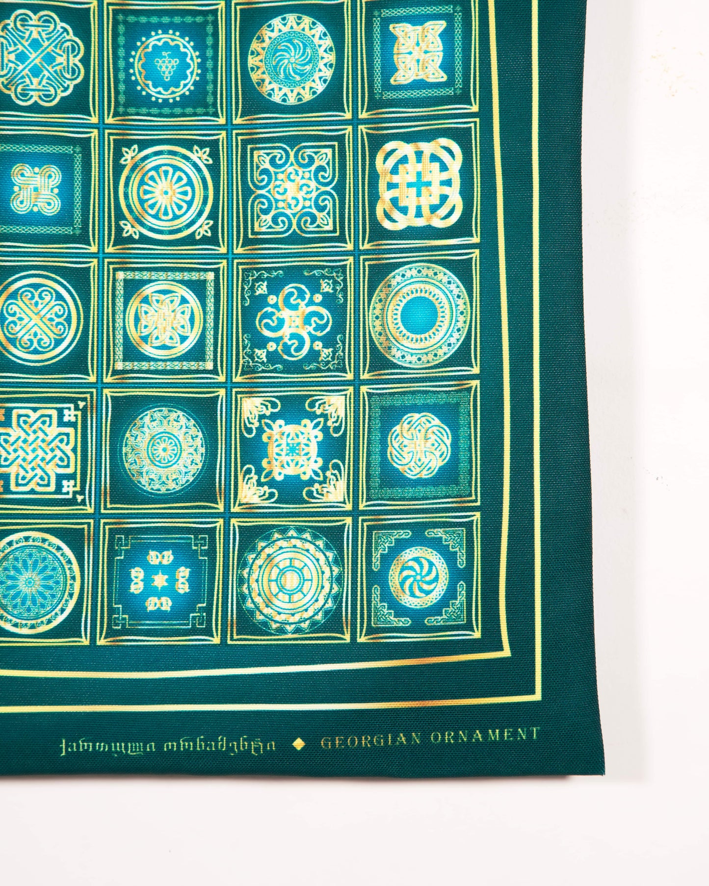 Canvas Tote Bag with Georgian Ornament