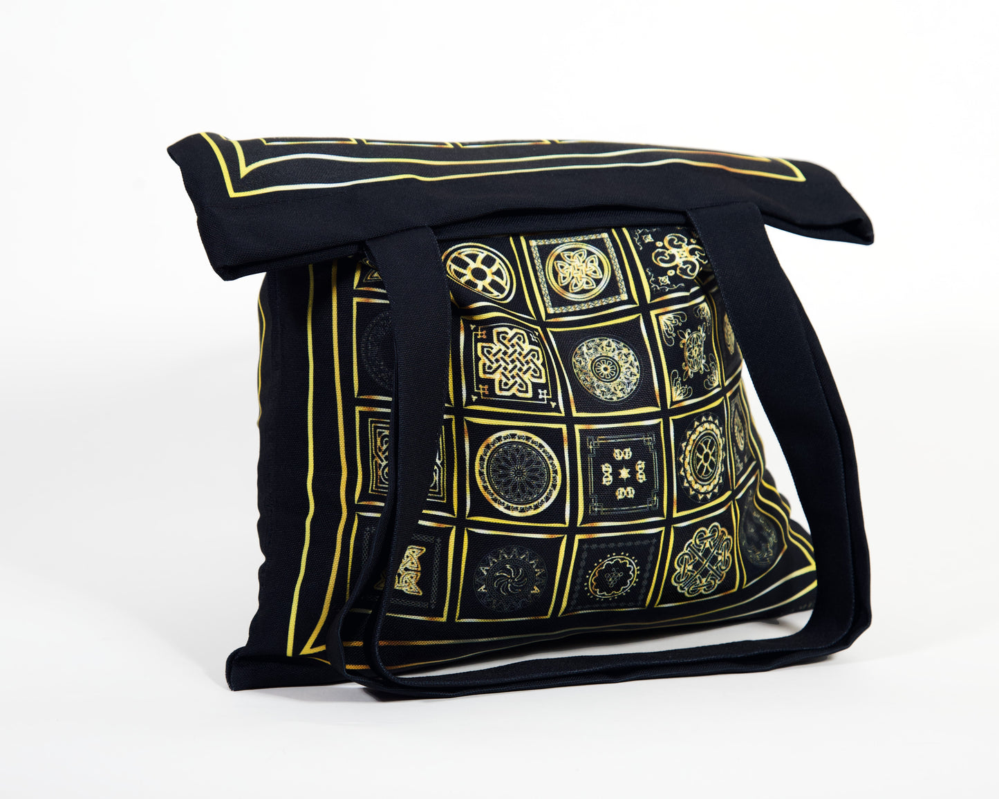 Canvas Tote Bag with Georgian Ornament