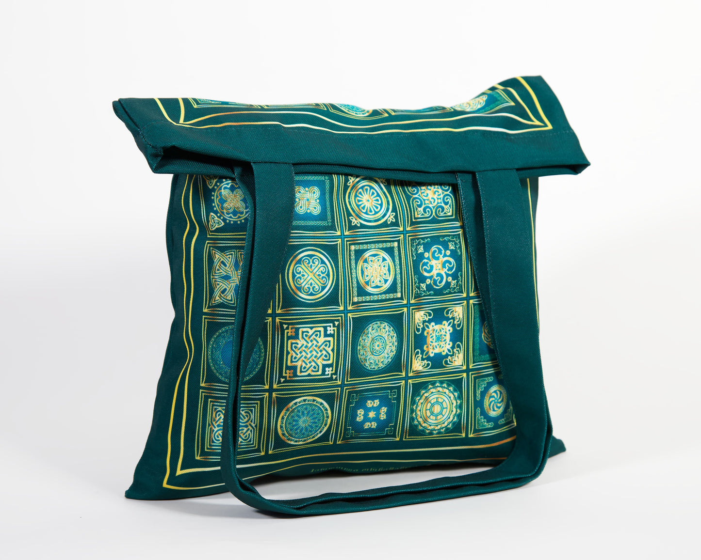 Canvas Tote Bag with Georgian Ornament