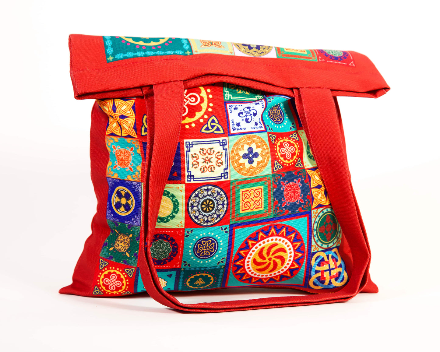 Canvas Tote Bag with Georgian Ornament